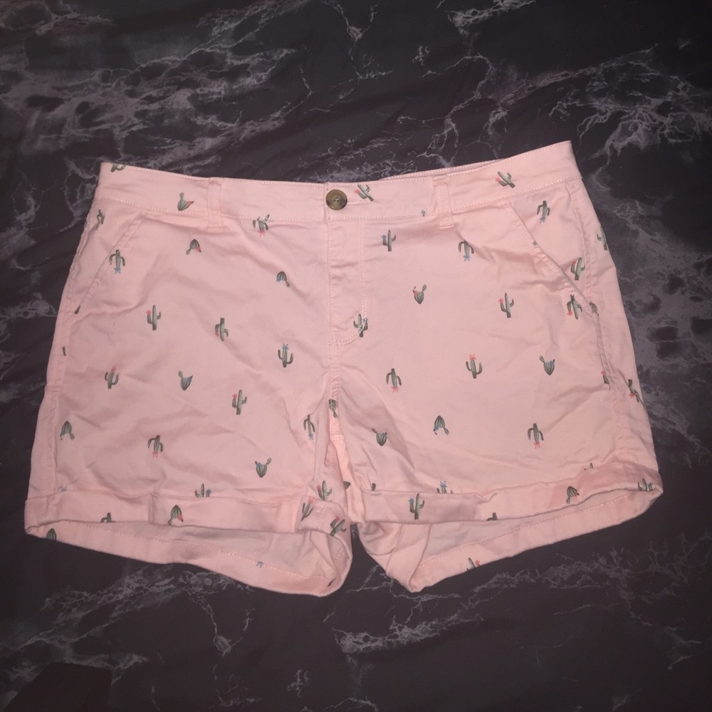 So pink shorts